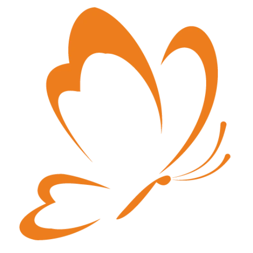 Papillon Schmetterling Logo
